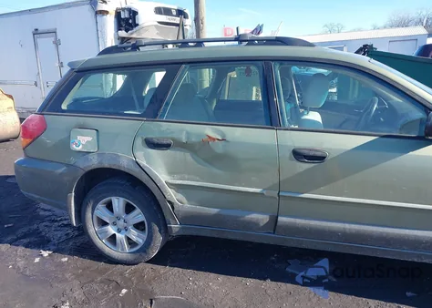 2005 Subaru Outback 2.5I from USA, damaged, VIN 4S4BP61C657388006